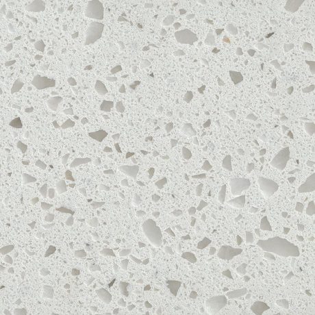 Iced White Quartz Countertop Example