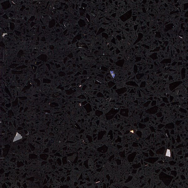 Sparkling Black Quartz Countertop Example