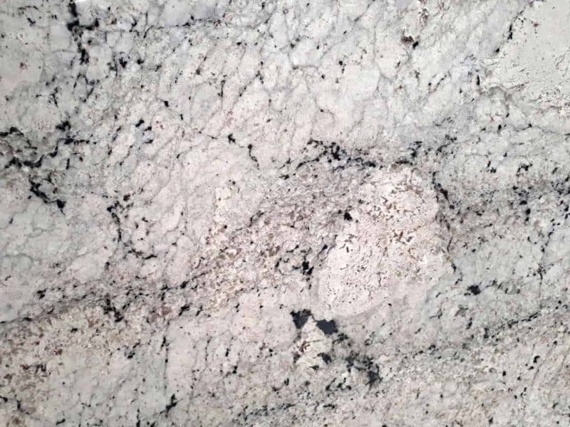 White Lava Granite Countertop Example