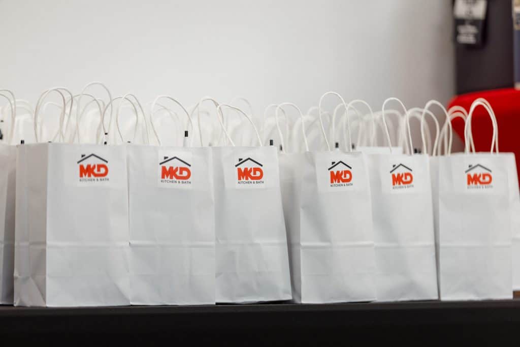 Event Giveaway Bag at MKD Kitchen and Bath Battle Creek Grand Re-Opening Event