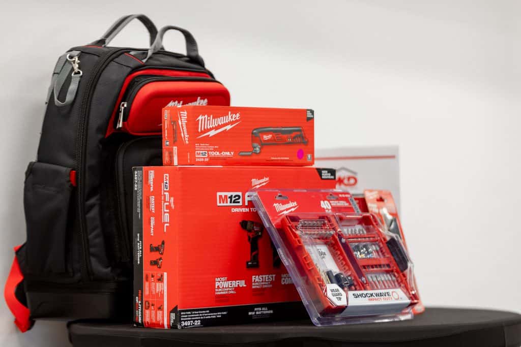 Milwaukee Tool System Giveaway at MKD Kitchen and Bath Battle Creek Grand Re-Opening Event